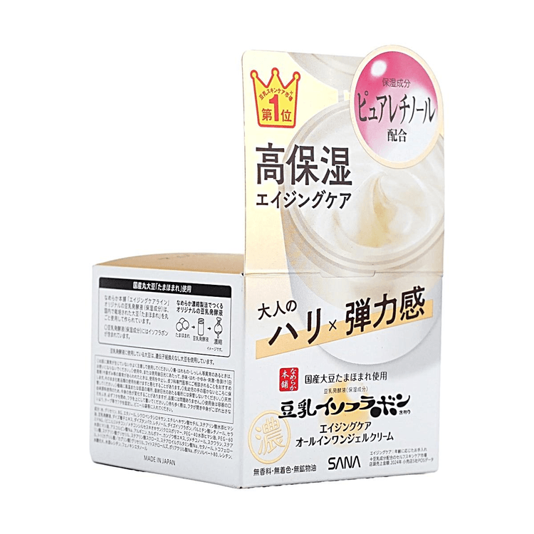 SANA NAMERAKA HONPO Wrinkle Gel Cream, 3.53 oz @Cosme Best Cosme