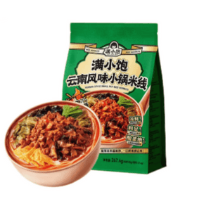 【Taiwan(China)直邮】 满小饱 云南小锅米线正宗米线袋装速食酸菜风味267.4g*1袋
