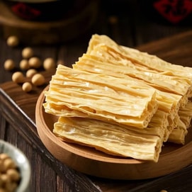 一碗烟火 山药腐竹段 豆香浓郁 口感劲道有嚼劲【低脂轻负担】【凉拌炒菜 煲汤火锅螺狮粉麻辣烫食材】150g