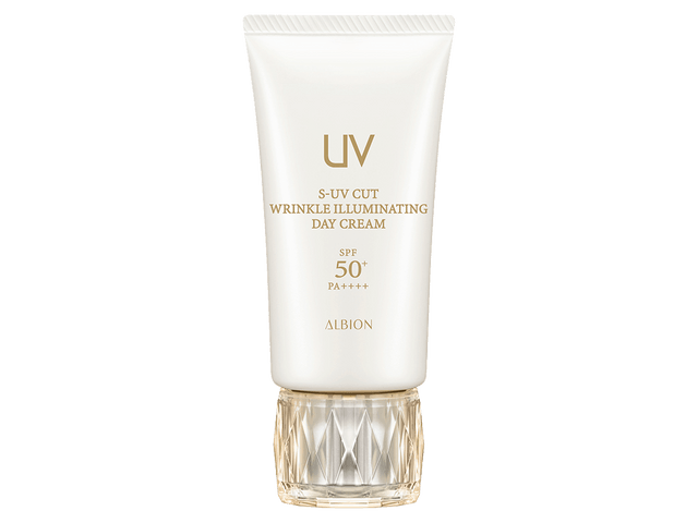 日本ALBION澳尔滨S-UV 抗皱焕亮日间防晒霜SPF50+ PA++++ 50g【防晒+