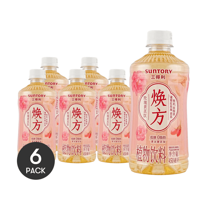 로즈 아스트라갈루스 드링크 15.22 fl oz *6【6팩】【저당 무지방】