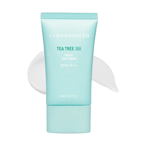 Tea Tree Cica Fresh Sun Cream, Sunscreen, SPF50+ PA++++, 1.69 fl.oz.