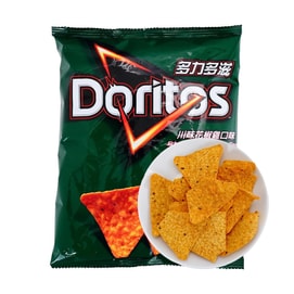 台湾版DORITOS多力多滋 玉米片薯片 川味花椒鸡口味 68g