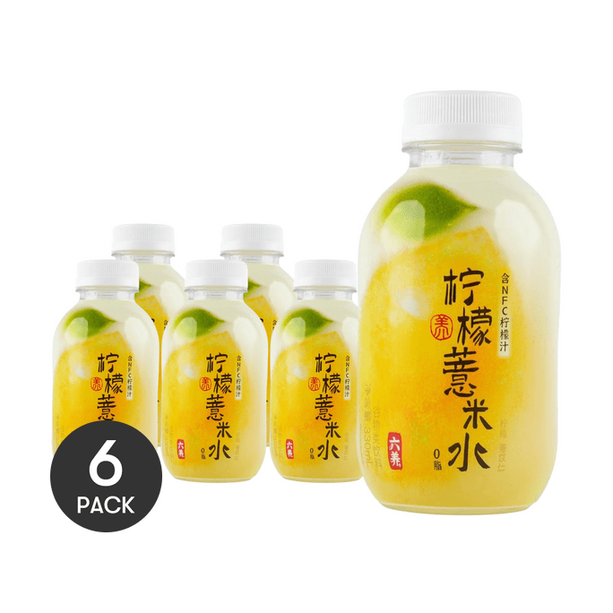 Lemon Job's Tears Water 11.16 fl oz*6【6 Packs】