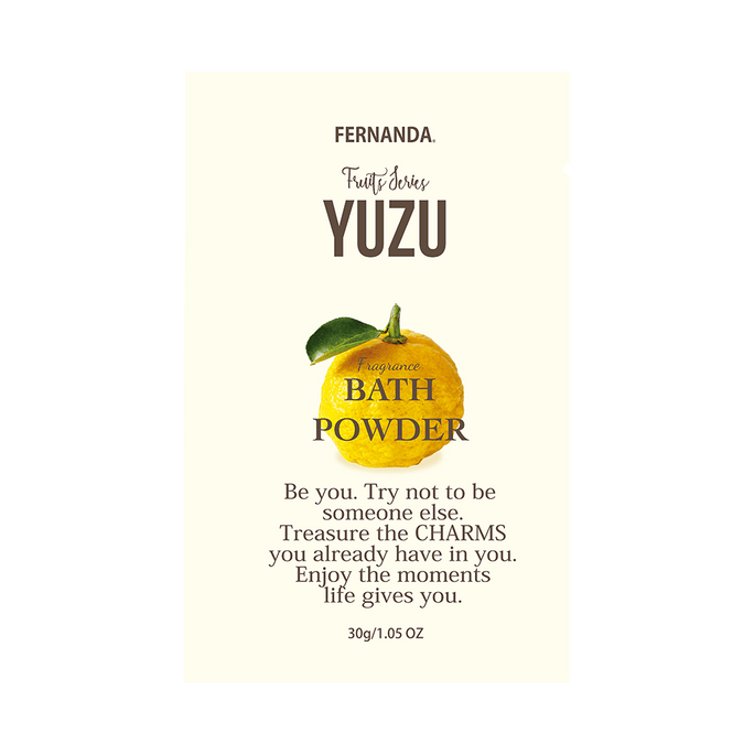 【日本直邮】 日本 FERNANDA 芳香入浴剂(加浓型)柚子 40g
