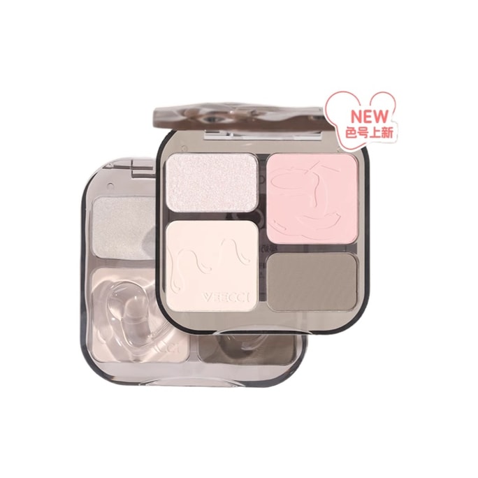 Highlighter Contour 2 in 1 Palette Matte Side Nose Contour Student Starter Misty Cool Makeup Must Have 8g