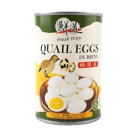 鲜道 去壳鹌鹑蛋 425g【卤味火锅麻辣烫配菜】