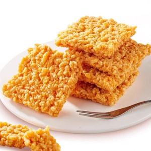 比比赞 糯米锅巴 蟹黄味 250g【浓郁蟹香 金黄酥脆】