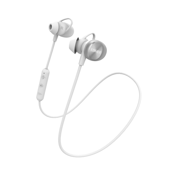 Edifier W285BT Wireless Sports Headphones - Bluetooth 4.2 IPX4 Sweat Splash Proof - White