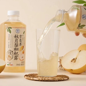 盒马 匠心慢熬雪莲果秋月梨枇杷露 养生植物饮料 900ml【配料干净】【清热降火 润肺生津】【清甜甘润 清新爽口】