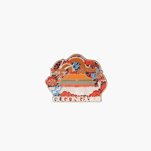 The Palace Museum's Four Seasons Magnetic Refrigerator Paste Architecture Hall Of Supreme Harmony 5 * 6.4cm