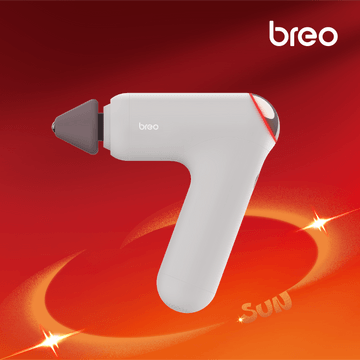 倍輕鬆 7號熱感經絡槍 按摩筋膜槍 長續航排酸減壓 腿部按摩器 生日禮物 白色 品牌