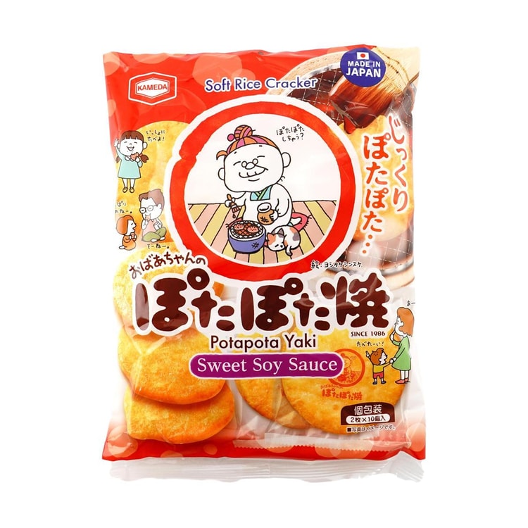 KAMEDA Rice Cracker Potapota Yaki 122g - Yami.com