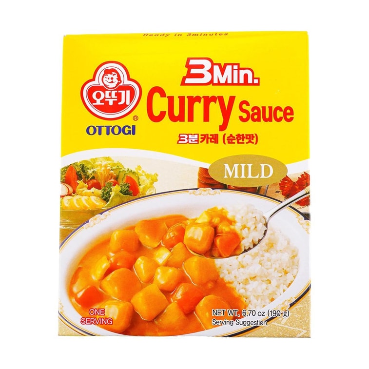 韩国OTTOGI / OTOKI不倒翁 咖喱酱 原味 3分钟即食 190g 4