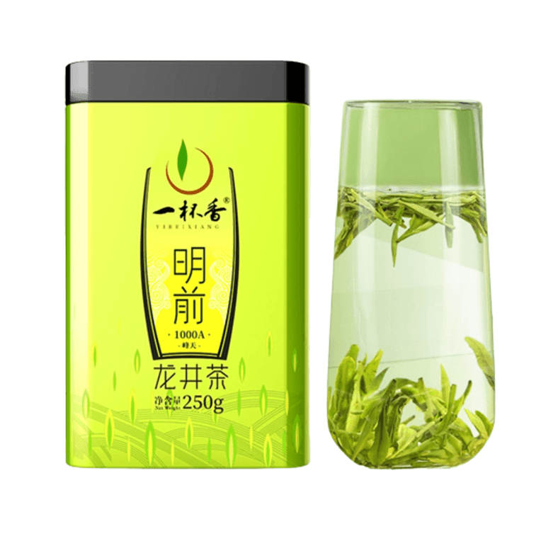 【中国直邮】 一杯香 新茶龙井香明前茶叶绿茶春茶 250g/瓶