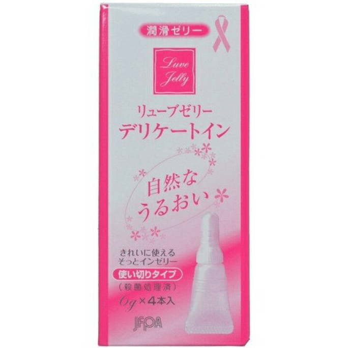 Lube Jelly Delicate Intimate Moisturizing [4 pieces, 6g each]