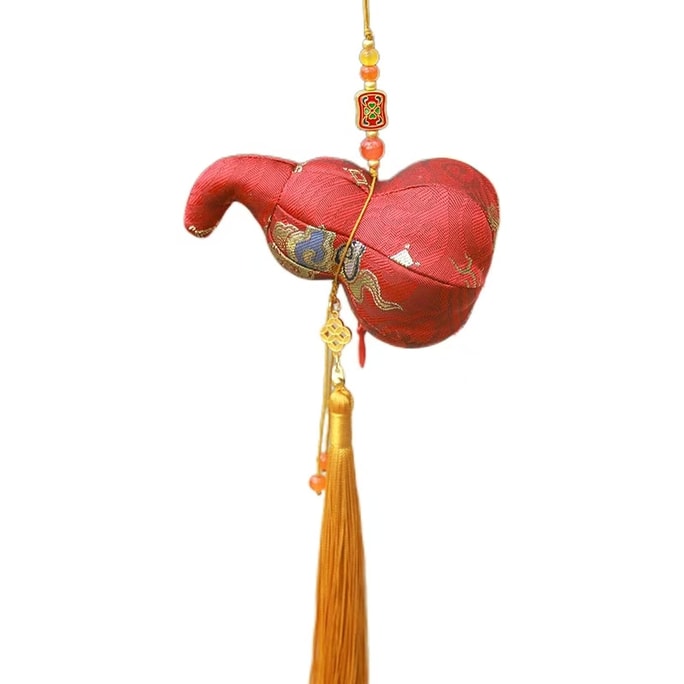 [중국에서 직접 메일] 상하이 Qianli 조롱박 향 주머니 국가 스타일 펜던트/전통 장식/고대 스타일 매칭 새해 선물/생일 선물/기념품 - 부르고뉴 1개 *|예상 도착 시간 3-4주