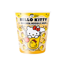 Hello Kitty Chicken Cup Noodles - Noodle Soup, 2.29oz