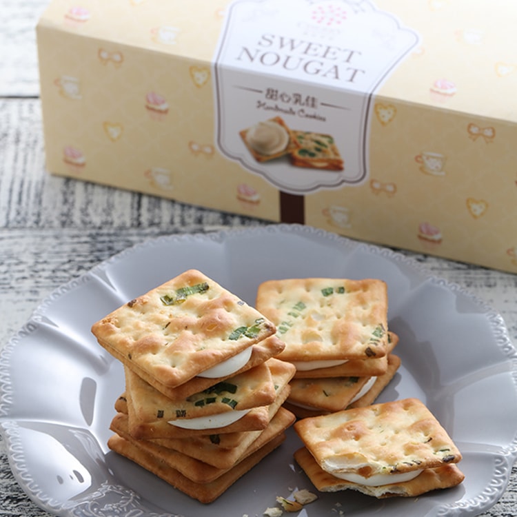Nougat Cracker Green Onion 12pcs - Yami.com