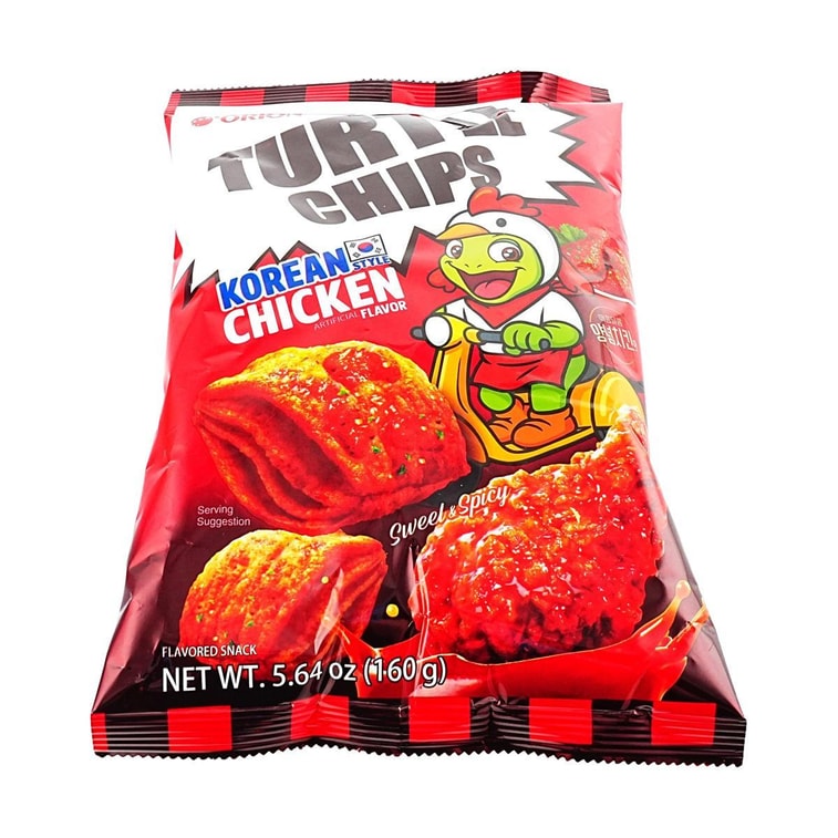 韓國ORION好麗友 烏龜酥薯片 韓式甜辣炸雞味 160g【亞米獨家】 4