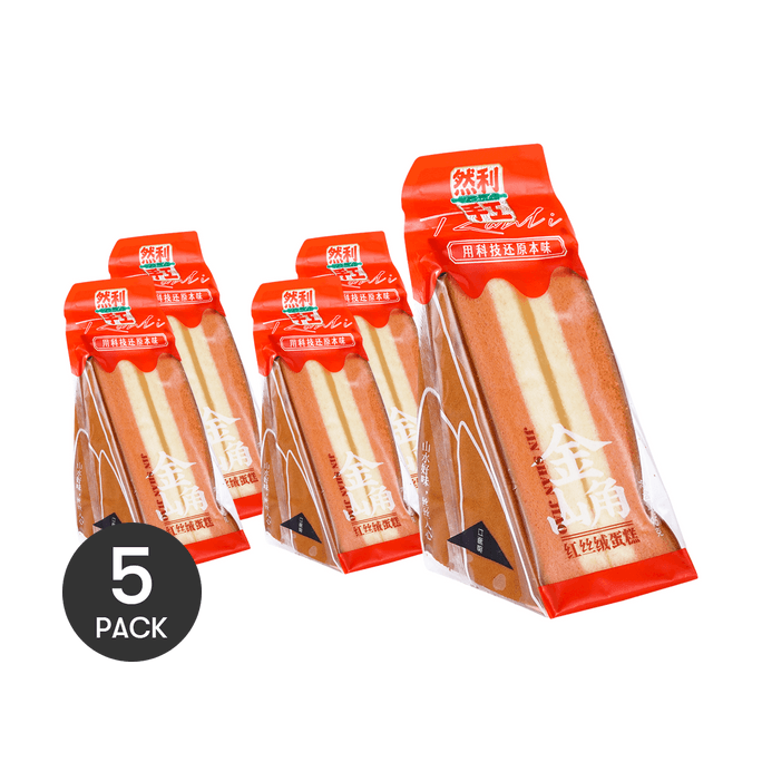 Red Velvet Cake, 3.35oz [Product Expiry Date Format: Month/Day/Year] *5【5 Packs】