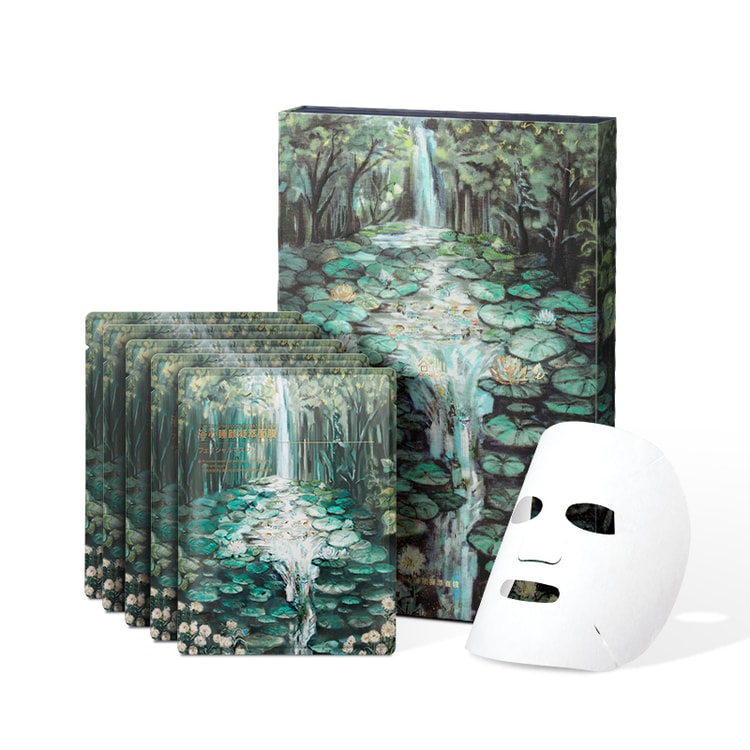 谷心睡颜凝萃补水保湿淡纹贴片面膜5片入- 亚米