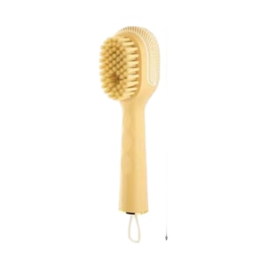 Multi-functional Liquid Shoe Brush Cleaning Soft Bristle Laundry Brush Shoe Cleaning Wonder - Cream Yellow 1Pc