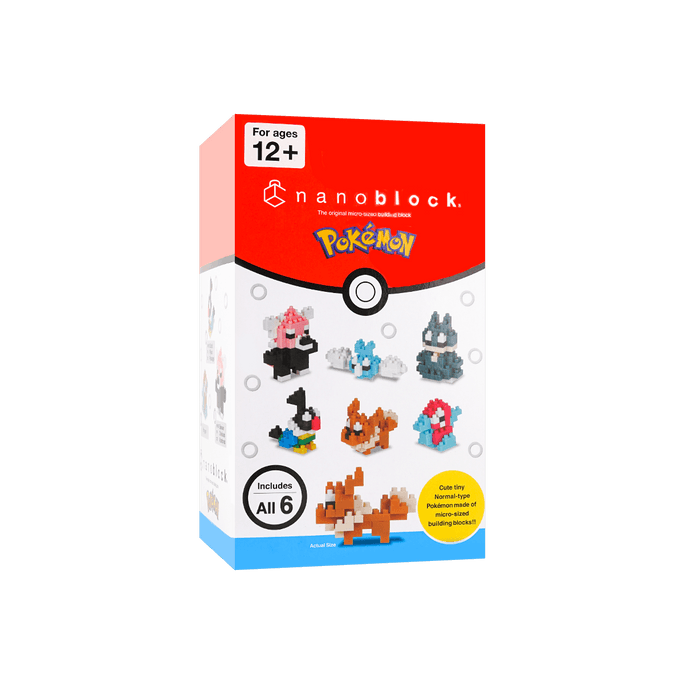 NANOBLOCK Mininano Series Pokémon Type Normal Set Building Block Blind Box
