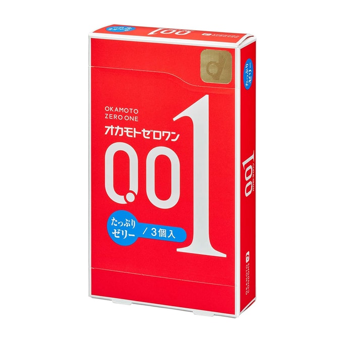 [japanese version] okamoto okamoto 001 super lubricated ultra-thin condom 3 sets