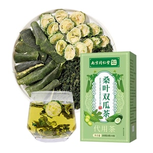 난징 통런탕 뽕잎 동과차, 4g*40개입 (총 160g), 여주와 동과가 함유된 개별 포장 티백. 엄선된 재료로 만든 이 차는 혈당 조절, 체중 감량, 열과 독소 제거에 도움을 줍니다. [하루 한 잔으로 맑고 상쾌하게 즐기세요] 당뇨병 예방에 도움을 줍니다.