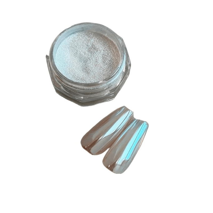 Nail Art Moonlight Powder, Silk Powder, Silver Silk Powder 0.5g*1 Box