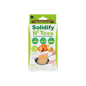 日本KOKUBO小久保 环保家庭食用废油凝固剂处理剂 20gX3包 清理油炸或者火锅废油【牛油火锅必备】