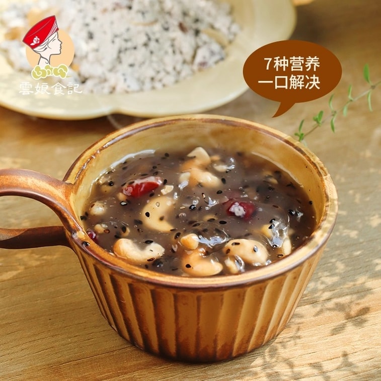 【中国直邮】 云娘食记 坚果藕粉羹 【五谷水果核桃羹】 即食冲饮代餐 500g/瓶