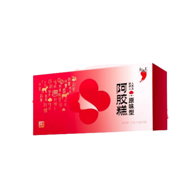 【中国直邮】 红桃K 阿胶糕 女性补品营养品滋补阿胶固元膏 75g