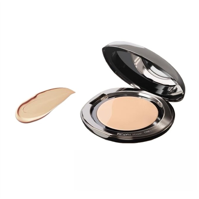 [중국 직배송] 틸로비 아쿠아 글로우 파운데이션 쿠션 BB 크림, 가볍고, 커버력 ​​좋고, 유분 조절 및 보습 효과가 뛰어난 누드 메이크업, 24시간 지속, 10g [D02 내추럴 컬러]