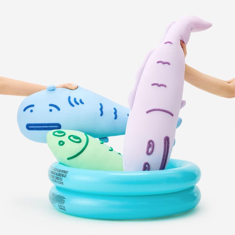 JUST CHILL Cool Ice Silk Cooling Pillow Purple Fish Shaped Sleep Support Pillow 34.257.875.91in - Yami.com JUST CHILL Cool Ice Silk Cooling Pillow Purple Fish Shaped Sleep Support Pillow 34.257.875.91in - Yami.com