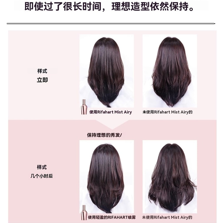 【日本直邮】 日本 REFA 清爽蓬松 免洗护发 定型喷雾 柔顺保湿 桃子香 150ml 3