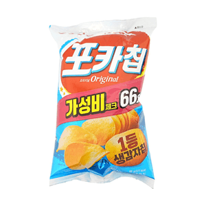 POKARI 오리지널 감자칩 2.33oz [신선한 감자 컷][클래식 솔티드]