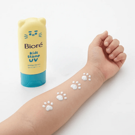 Biore UV Kids Stamp Sunscreen, Baby Sunscreen SPF50 PA+++, 2.47 oz【Fun Stamp Application Mineral UV Protection】