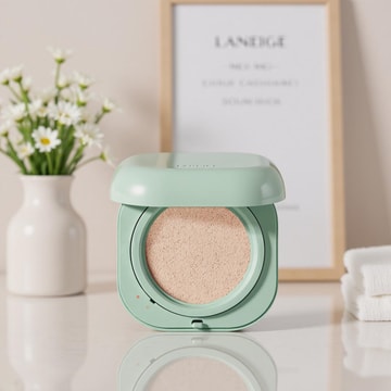 韩国LANEIGE兰芝 Neo遮瑕绿气垫粉底 哑光油皮 50h持妆自然轻薄 SPF46·PA++ 30g 含替换装 #21N1 Beige【BTS Jin代言】