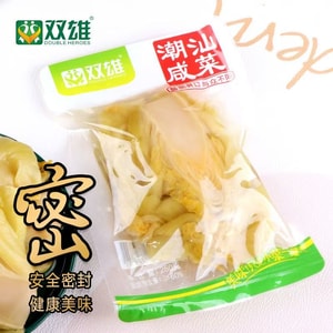 Authentic Chaoshan specialty pickled mustard heart, ready-to-eat Chaodou sauerkraut, crispy and appetising, 150g*1 pack