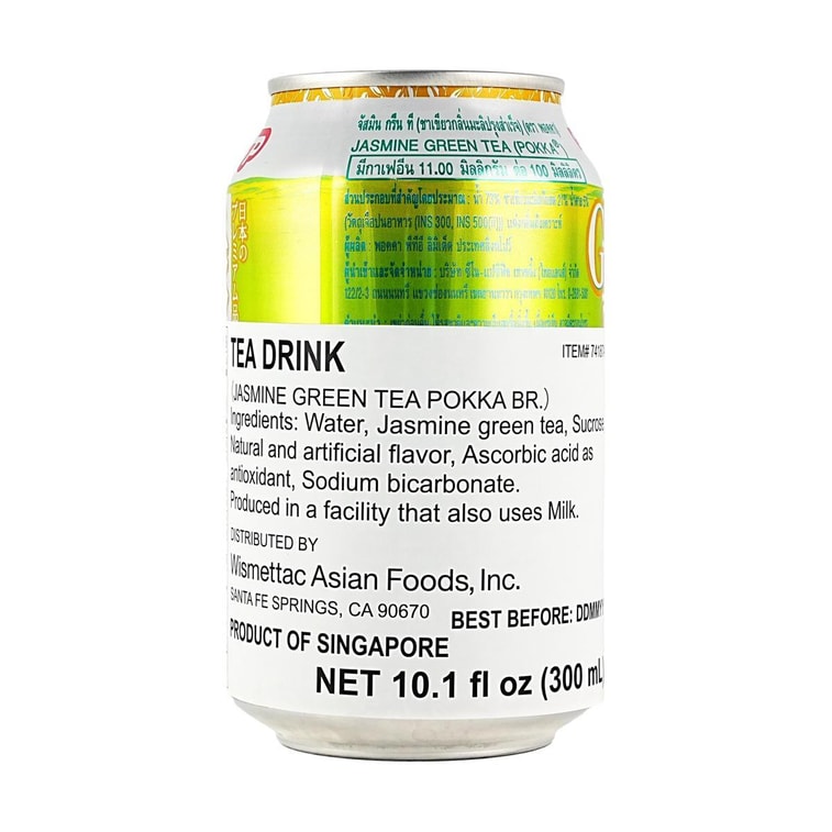 日本POKKA SAPPORO札幌 綠茶飲料 茉莉口味 罐裝 300ml 6