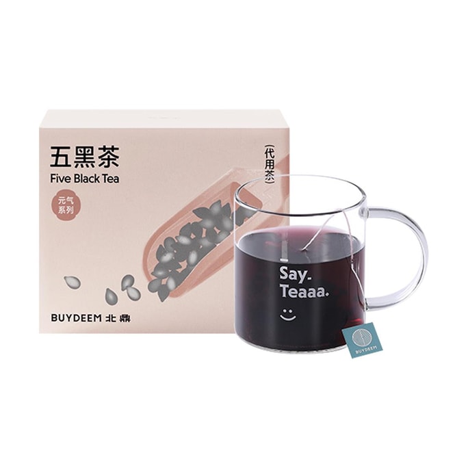 北鼎 元氣系列 五黑茶 沖泡茶包 7袋裝 84g【五黑食材 養出烏黑濃密】