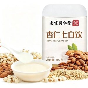 Almond Seven-White Drink: Bird's Nest Collagen Almond Powder Say Goodbye To Dull, Dark Skin【Nutritional Meal Replacement, Low-Calorie Breakfast, Internal Beauty Care】Nutritional Wellness Collagen 400g