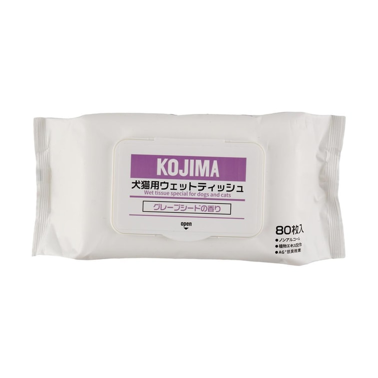 Pet Wet Wipes Fruity Scent 80Sheets 3