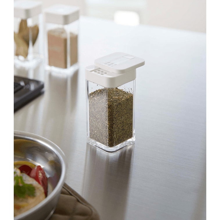 山崎実業 白い調味料瓶（1個） 5