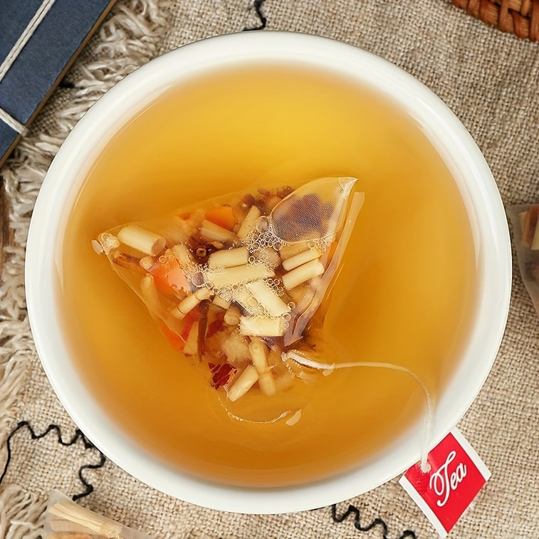 【Expédition directe du Canada】 Sifanda Thé de canne à sucre, chiendent et poire 100g (10g×10 sachets) Goût sucré doux Thé mélangé Boisson quotidienne Cadeau de fête Thé aux fruits d'été assortis Peut être infusé à froid ou chaud Thé d'après-midi rafraîchissant d'été 4
