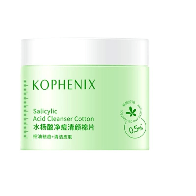 【中国直邮】孔凤春 1%水杨酸祛痘控油棉片刷酸去黑头粉刺清洁毛孔细腻肌肤女 120ml*1盒