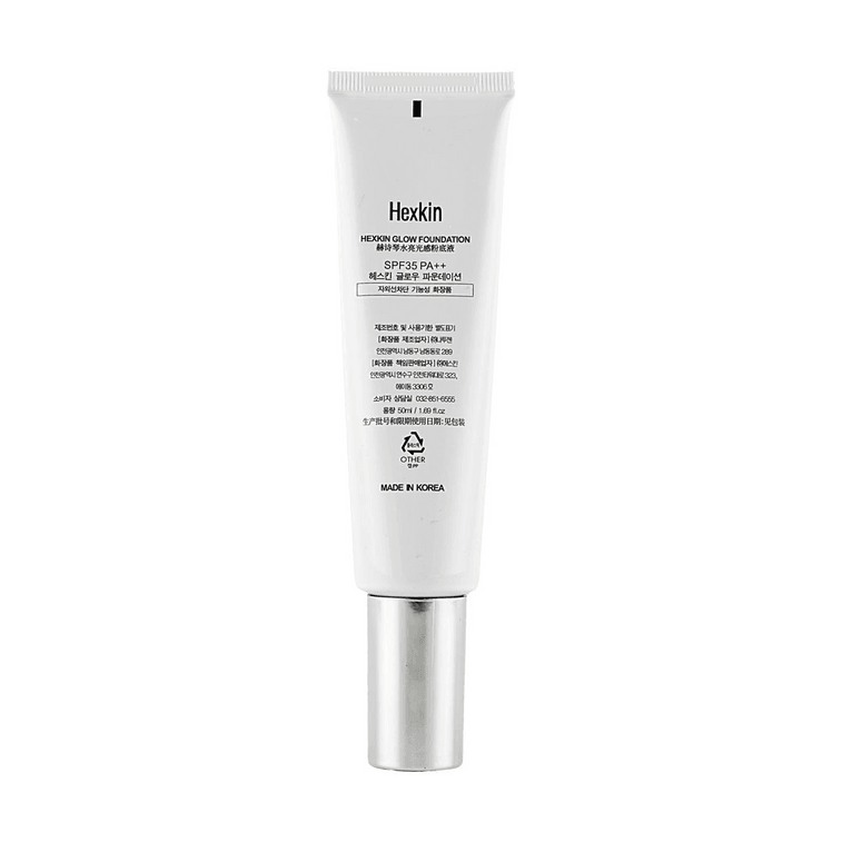 Glow Foundation, Multi-Action Tone Enhancer + Sunscreen, SPF35 / PA++, 1.69 fl oz. 4