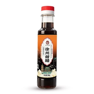 【中国直邮】 水月秦淮 徐州甜醋 260g 【酸甜平衡·去油解腻·地道徐州味】 烧烤解腻提香 蘸烤串拌凉菜 拌面蘸饺子 糖醋排骨百搭 餐饮店同款 徐州当地发货 日期新鲜 【烧烤爱好者·凉拌党·家庭厨房】 千年彭城味 调味醋汁